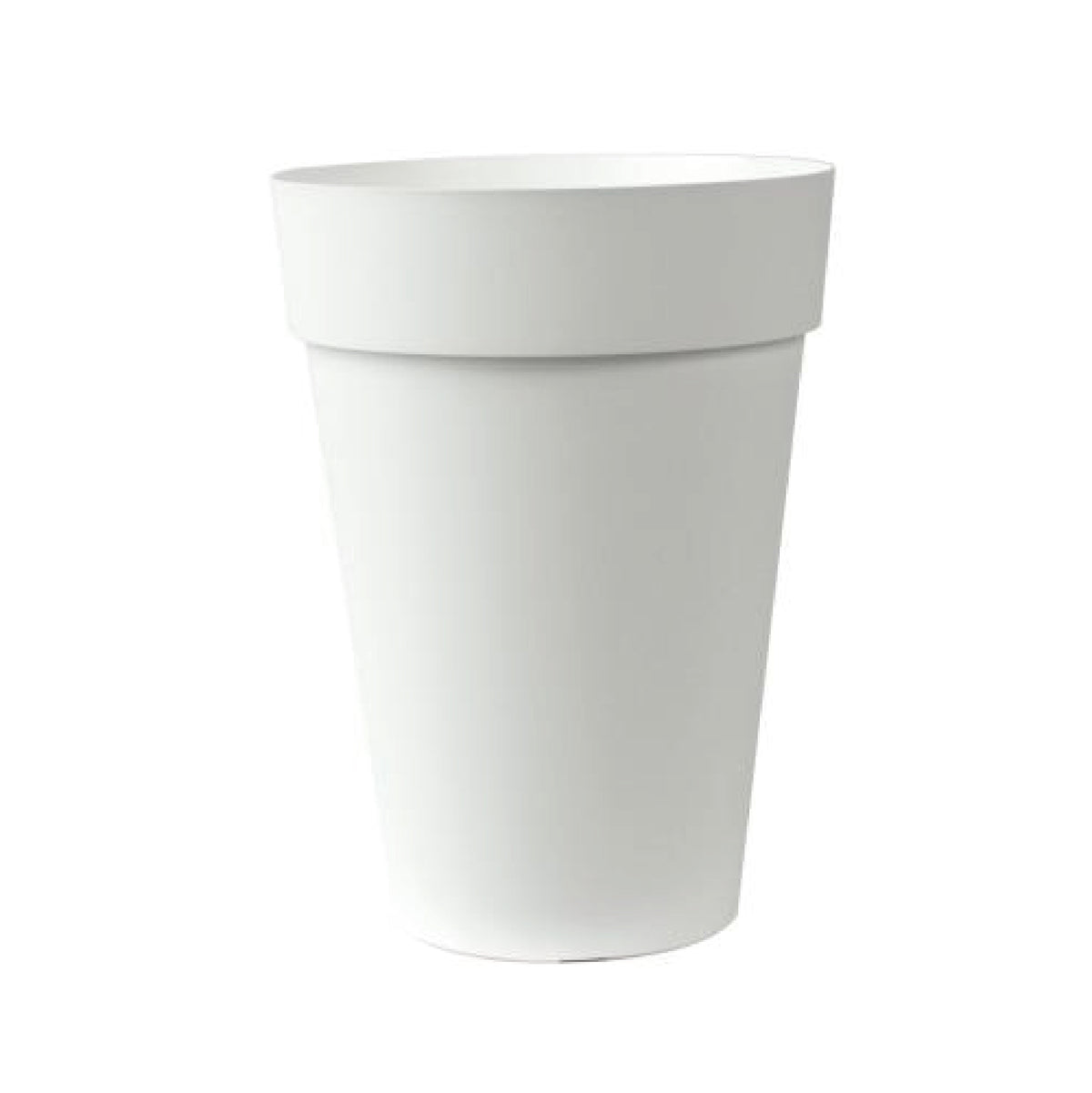 Macetero Alto Liviano Liken Euro3plast 27x36 cm - Blanco